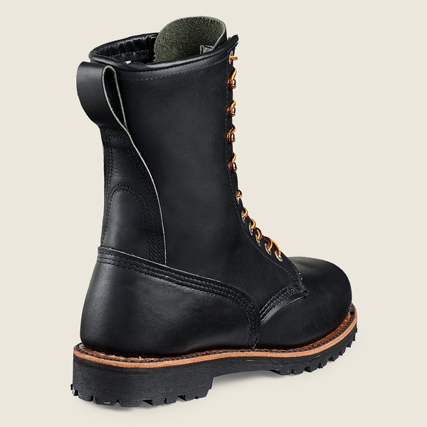 Red Wing Iş Botu Bayan - Loggermax - 9-Inch Soft Toe - Made To Order - Siyah - 36DVUQKOY